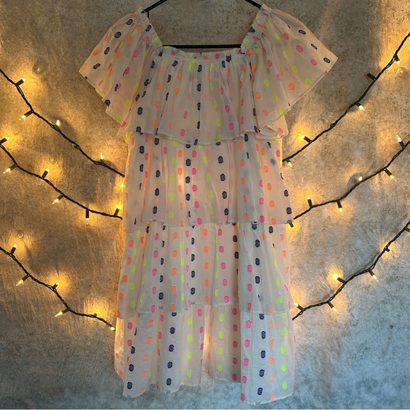 Mini Boden ruffled polka dot dress - Picture 5 of 8